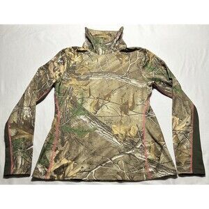 Under Armour Shirt ColdGear Infrared Scrunch Neck Realtree Scent Control 1247091